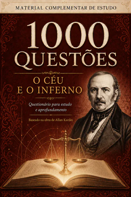 Capa de 1000 Questões — O Céu e o Inferno